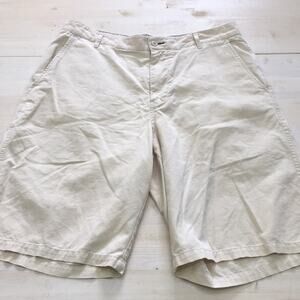 Reyn Spooner flat front chino khaki shorts sz 32